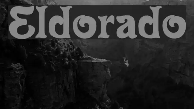 Eldorado Schriftart examples