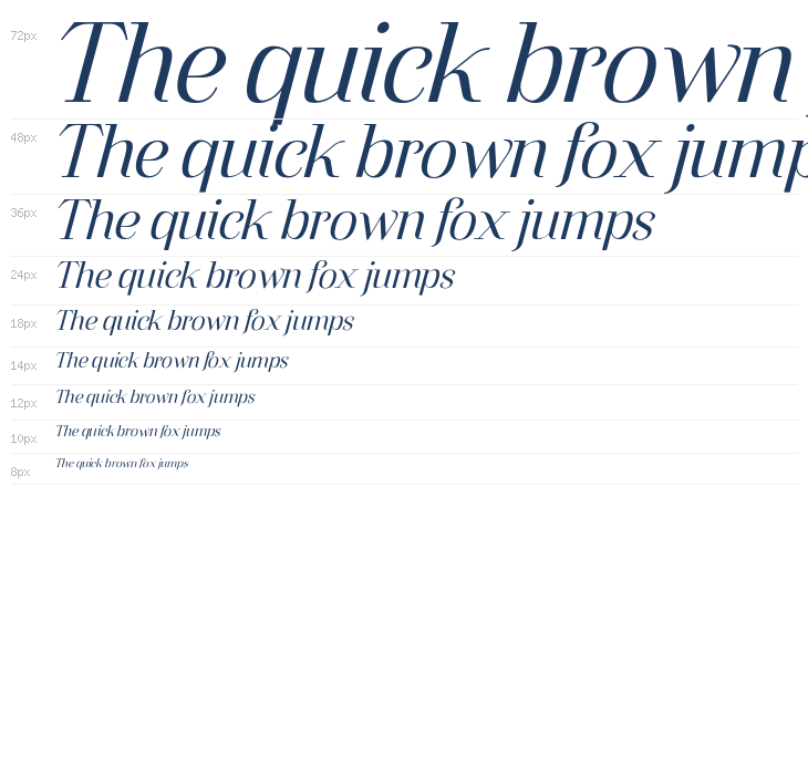 Eldure Demo Italic Waterfall