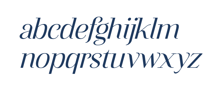 Eldure Demo Italic Lowercase