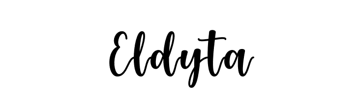 Eldyta  नि: शुल्क फ़ॉन्ट्स डाउनलोड