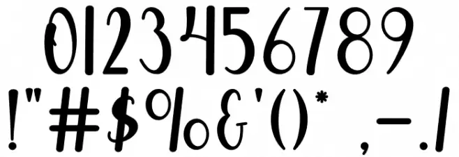 Eldyta Font OTHER CHARS