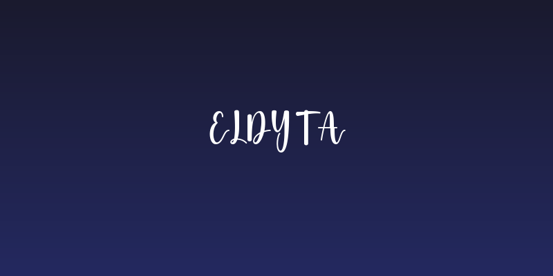 Eldyta Social Header