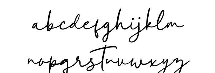 Eleanor Font LOWERCASE