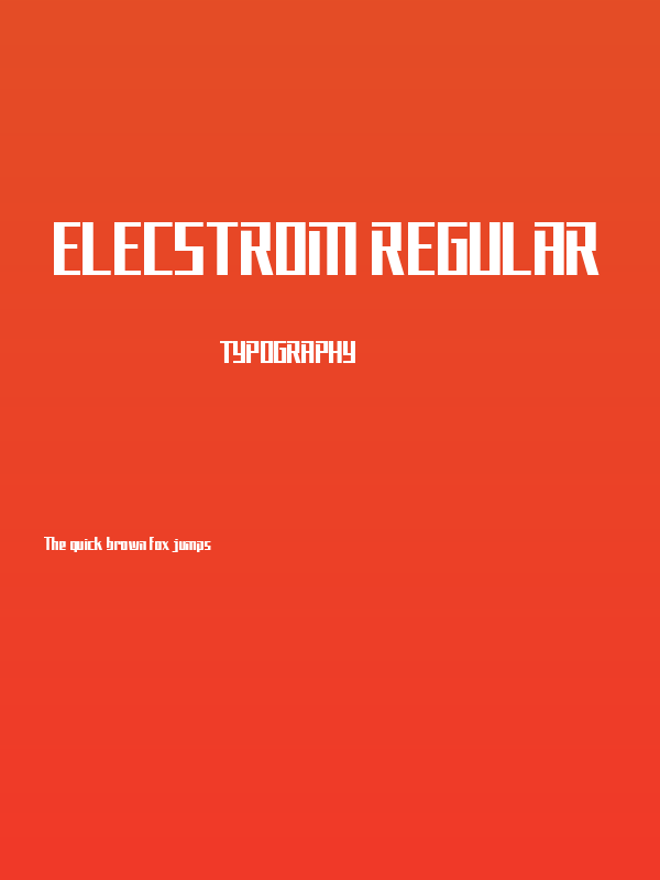 Elecstrom Regular Poster