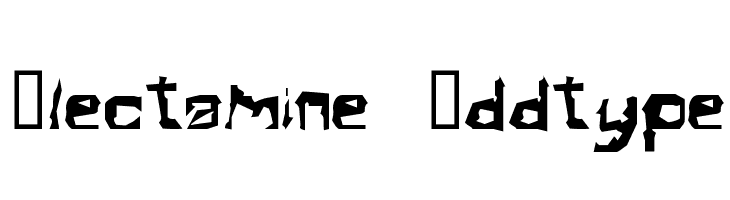 Electamine Oddtype Font