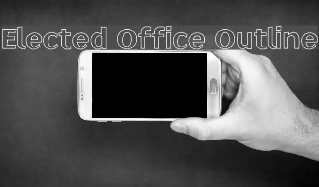 Elected Office Outline Example 3