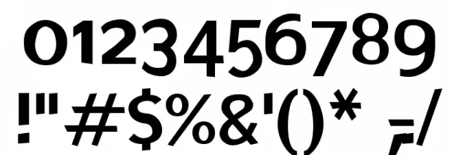 Elected Office Font OTHER CHARS