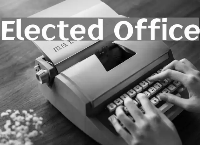 Elected Office Font examples