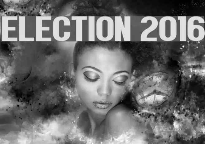 Election 2016 Font examples