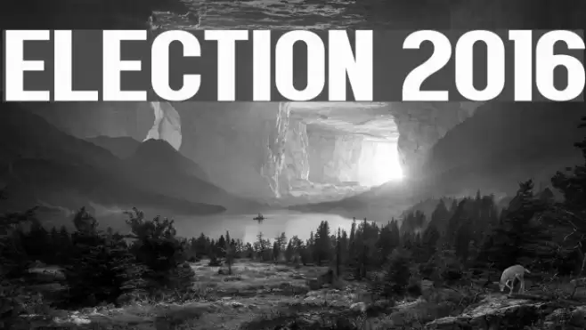 Election 2016 Font examples