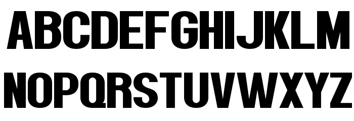 Election 2016 Font LOWERCASE