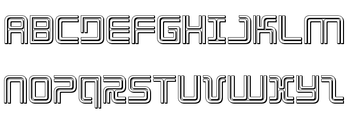 Election Day 3D Font LOWERCASE