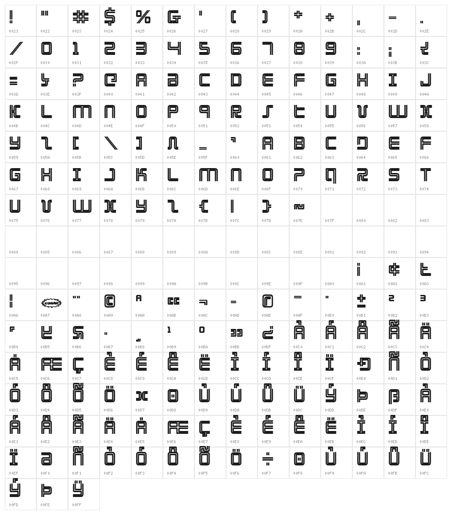 Election Day Bold Character Map