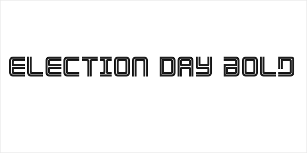 Election Day Bold Logo