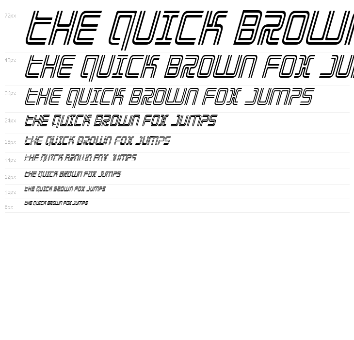 Election Day Condensed Italic Waterfall