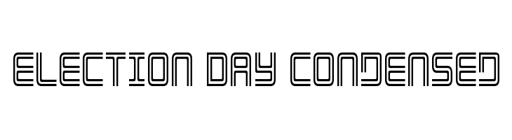 Election Day Condensed Font