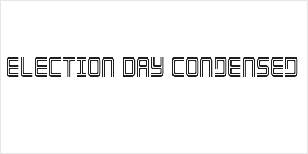 Election Day Condensed Logo
