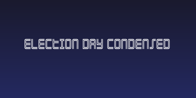 Election Day Condensed Social Header