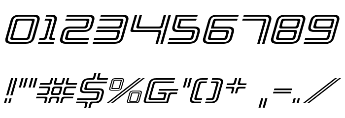 Election Day Expanded Italic Font OTHER CHARS
