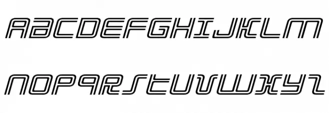 Election Day Expanded Italic 字体 大写