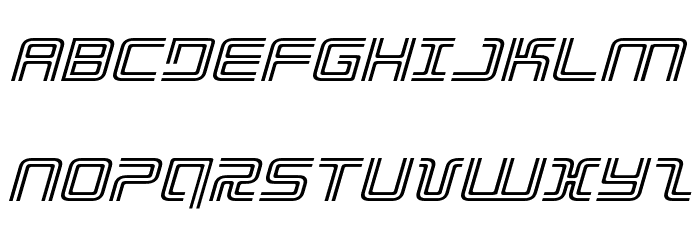 Election Day Expanded Italic Font LOWERCASE