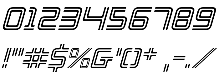 Election Day Italic Font OTHER CHARS