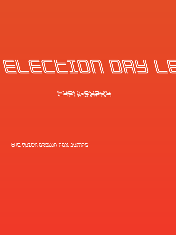 Election Day Leftalic Poster