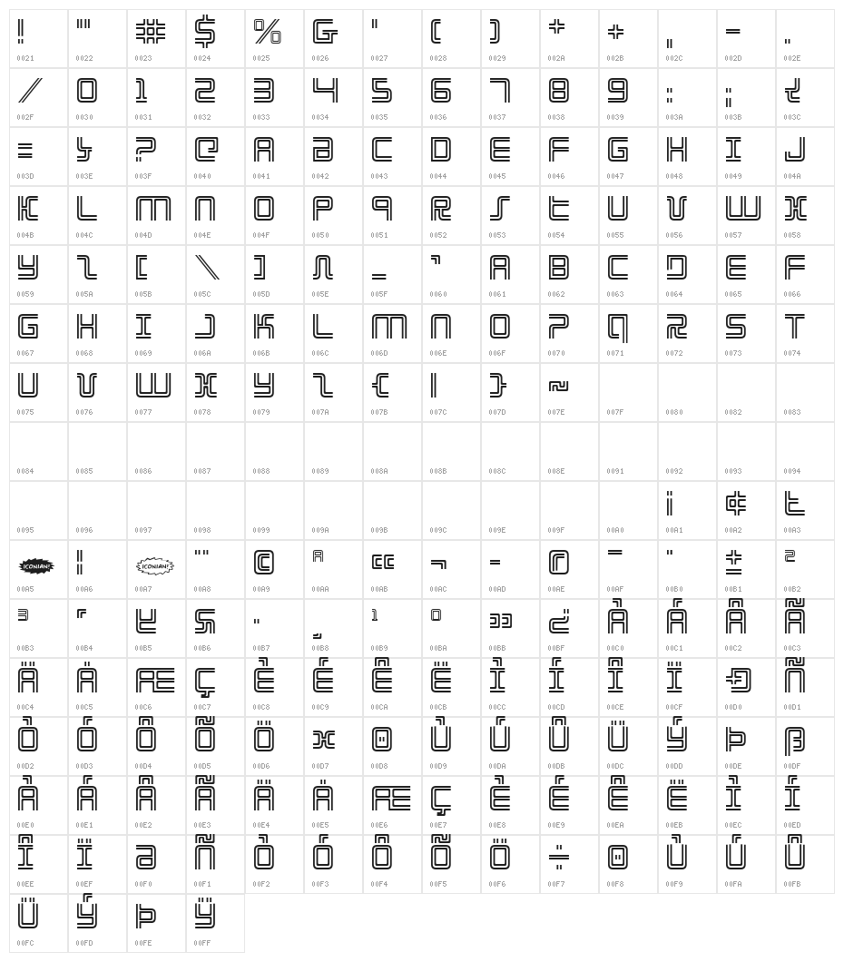 Election Day Character Map