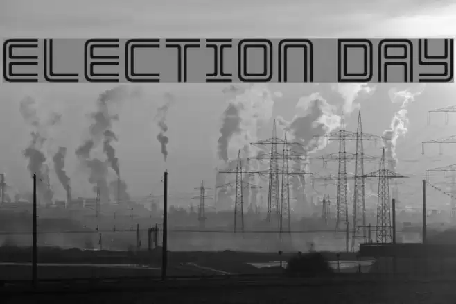 Election Day Font examples
