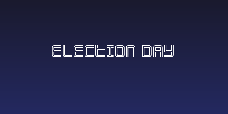 Election Day Social Header