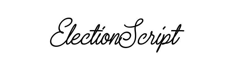 ElectionScript  免费字体下载