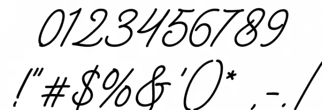 ElectionScript Font OTHER CHARS