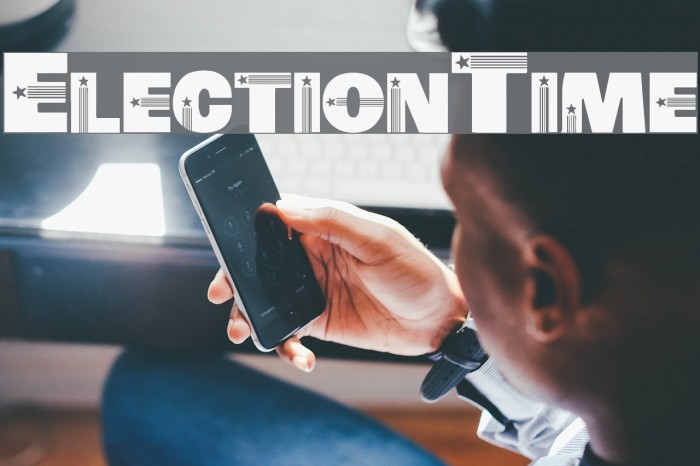 ElectionTime Font examples