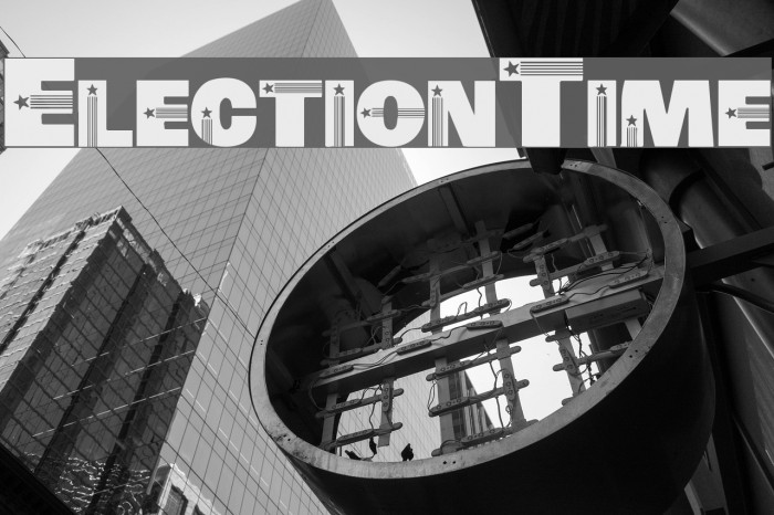 ElectionTime Font examples