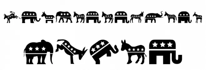 Elections Regular Schriftart Groß
