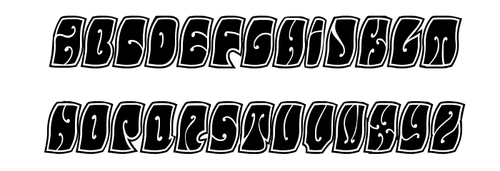 Electorate Blue Font LOWERCASE