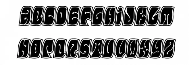 Electorate Blue फ़ॉन्ट लोअरकेस