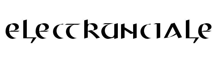 ElectrUnciale  Free Fonts Download