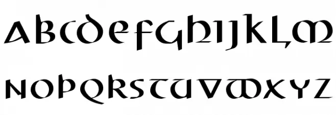 ElectrUnciale Шрифта ВЕРХНИЙ