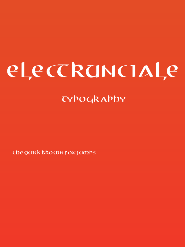 ElectrUnciale Poster