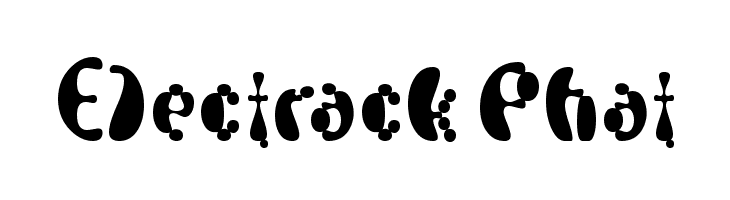Electrack Phat  Frei Schriftart Herunterladen