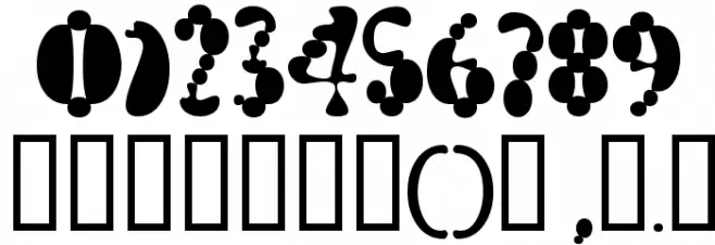 Electrack Phat Font OTHER CHARS