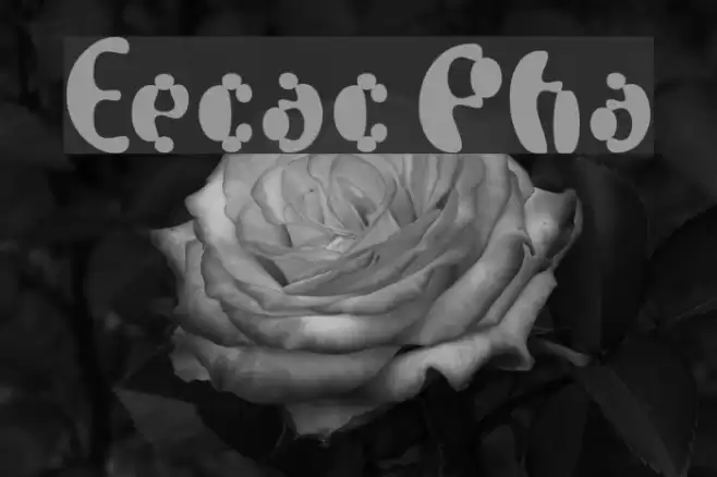 Electrack Phat Font examples