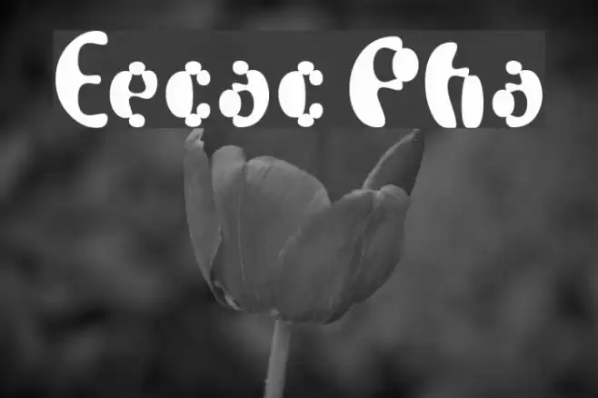 Electrack Phat Font examples