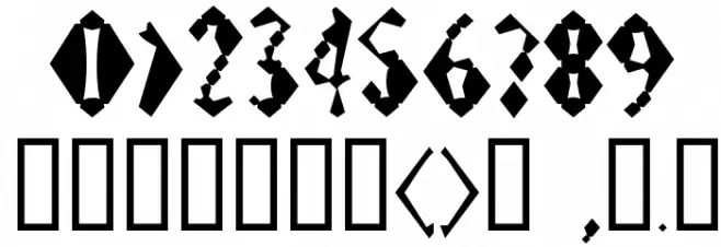 Electrack Sharp Font OTHER CHARS