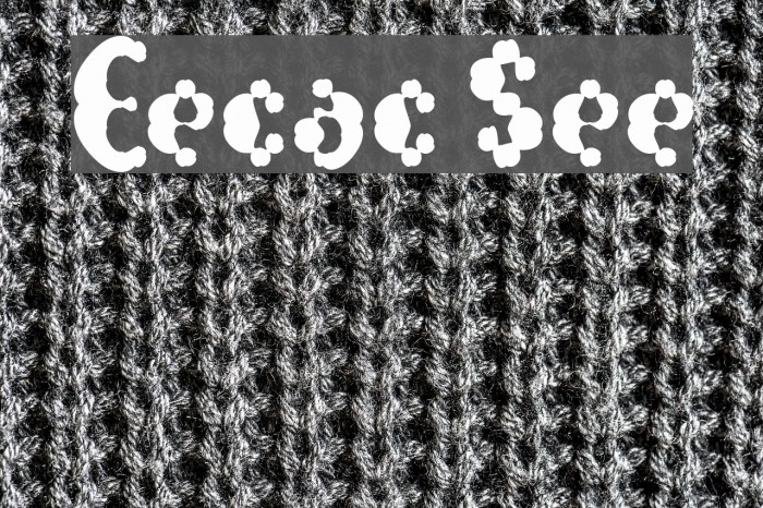 Electrack Sweet Font examples