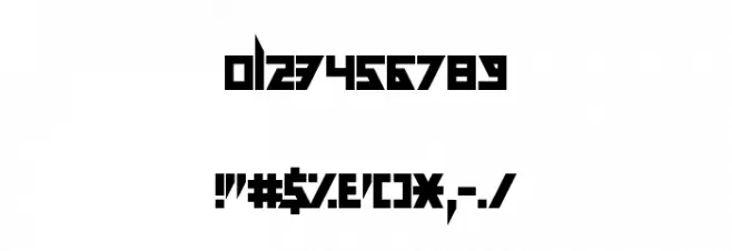Electramaniacal Regular Font OTHER CHARS