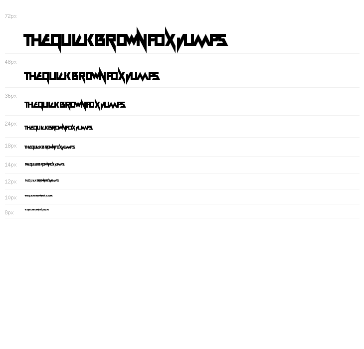 Electramaniacal Regular Waterfall