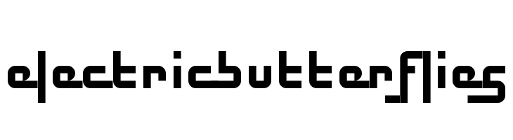 Electric Butterflies  Free Fonts Download