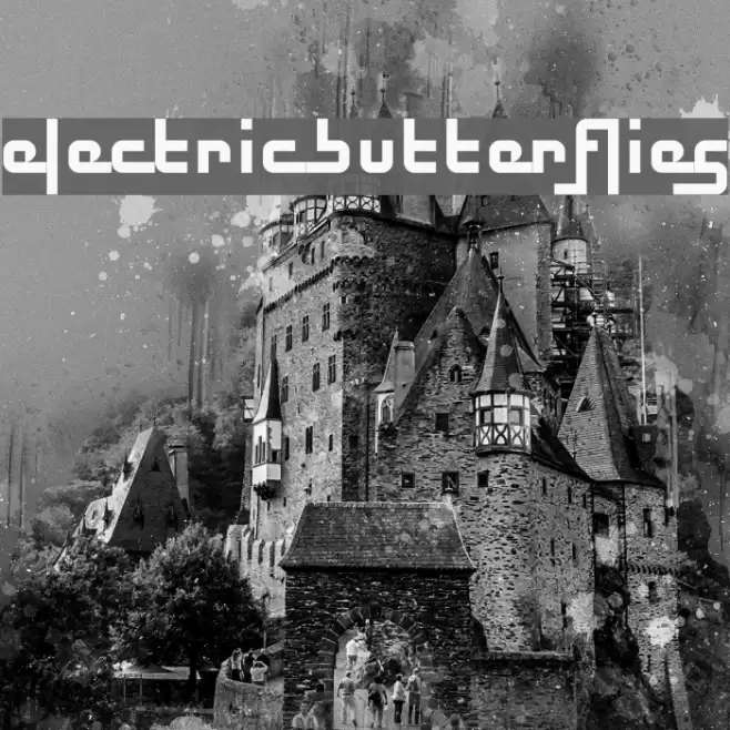 Electric Butterflies Шрифта examples